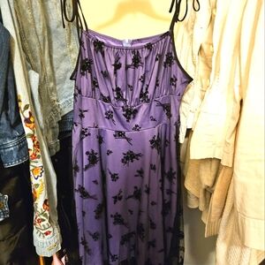 Purple  spring or fall dress